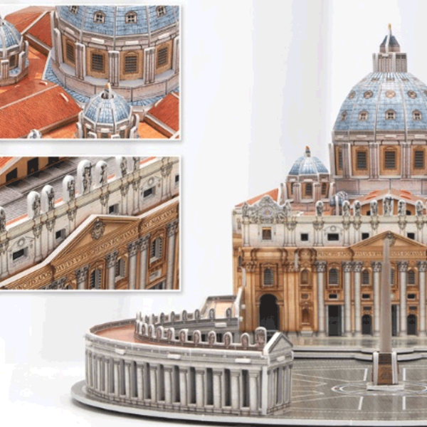 Puzzle CubicFun St. Peter's Basilica (DS0997h) Количество деталей: 101 , Рекомендуемый возраст: 8+ photo 2