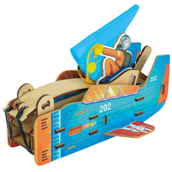 Puzzle CubicFun Launcher Parachute (DS1120h) Numărul de piese: , Vârsta recomandată: 5+ photo 1