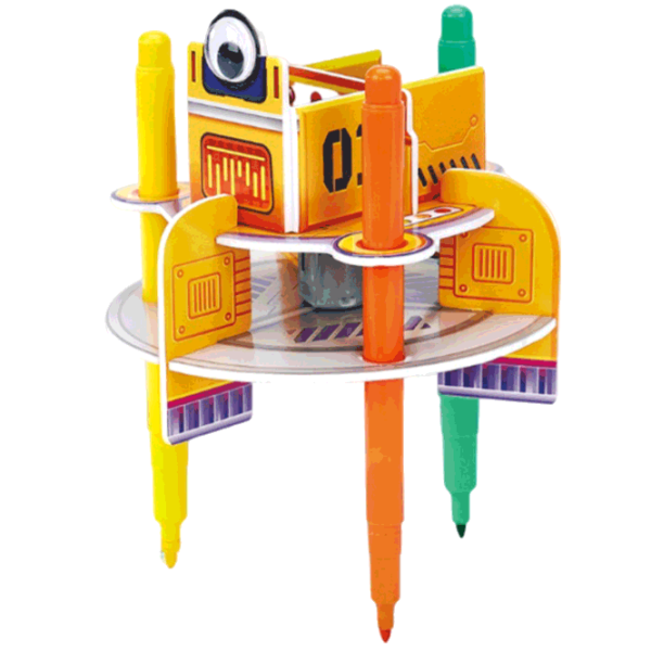 Puzzle CubicFun Doodling Robot (DS1119h) Numărul de piese: , Vârsta recomandată: 5+ photo 1