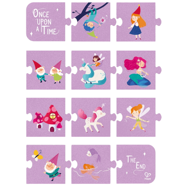 Puzzle Hape Fairytale (E1640) Количество деталей: 71, Рекомендуемый возраст: 3+ photo 1