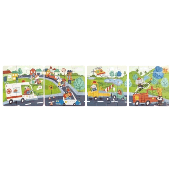 Puzzle Hape Rescue Vehicles (E1640) Количество деталей: 71, Рекомендуемый возраст: 3+ photo 2