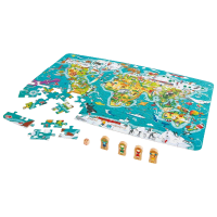 Puzzle Hape The World Tour (E1626) Количество деталей: 100, Рекомендуемый возраст: 5+