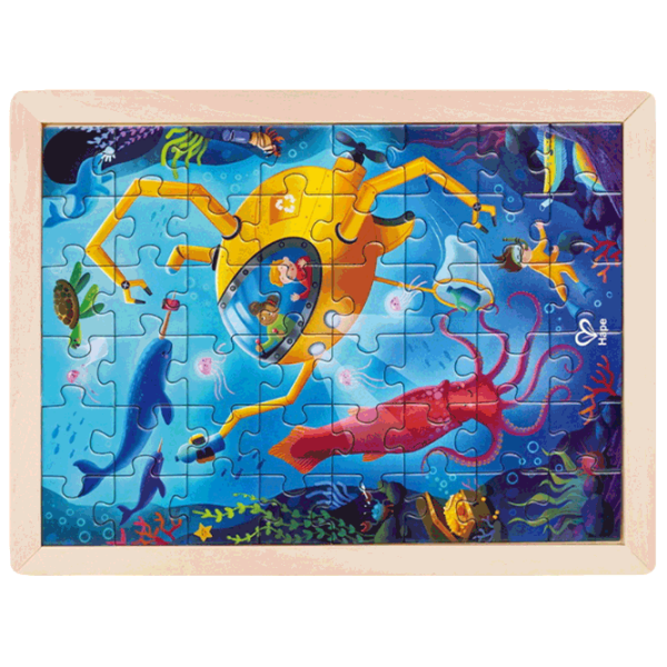 Puzzle Hape Ocean Rescue (E1643) Количество деталей: 48, Рекомендуемый возраст: 4+ photo 1