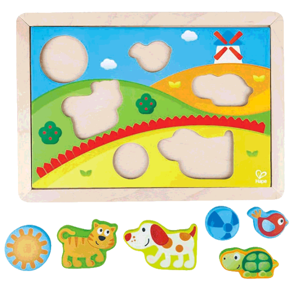 Puzzle Hape Sunny Valley (E1601) Количество деталей: 12, Рекомендуемый возраст: 1+ photo 3
