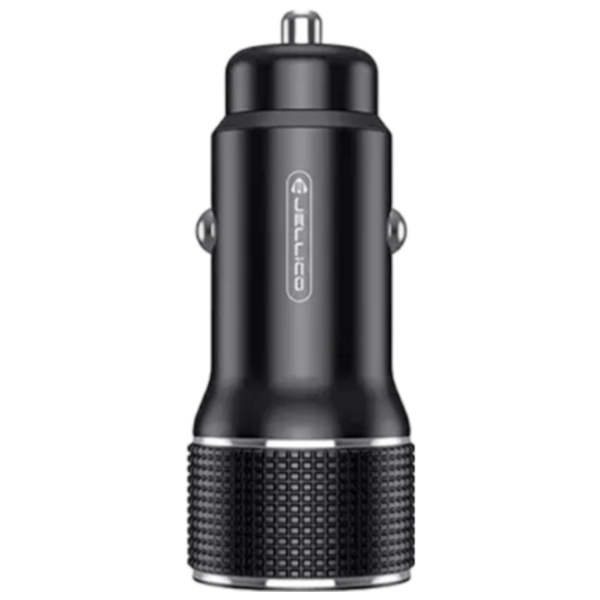 Încărcător auto Jellico F8 (40 W) Black 3 A / Black photo 3