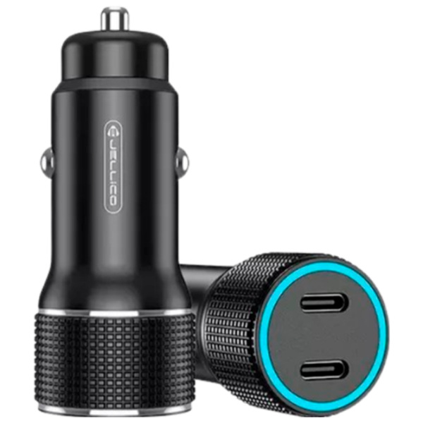 Încărcător auto Jellico F8 (40 W) Black 3 A / Black photo 4
