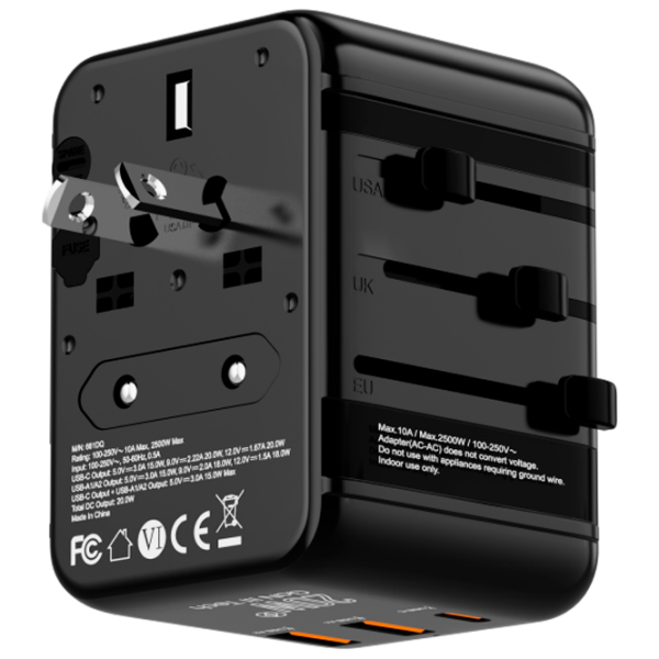 Încărcător de rețea Proove Trip (20 W) Black 10 A / Black photo 5