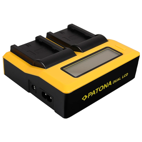 Зарядное устройство для фото аккумулятора Patona Dual LCD USB () Желтый 1.5 А / Желтый photo 2
