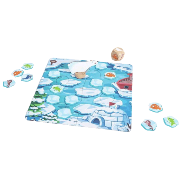 Puzzle Hape The Hangry Jorney (E1105) Numărul de piese: 20, Vârsta recomandată: 3+ photo 1