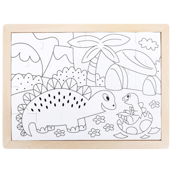 Puzzle Hape Дино (E1641) Количество деталей: 48, Рекомендуемый возраст: 3+ photo 2