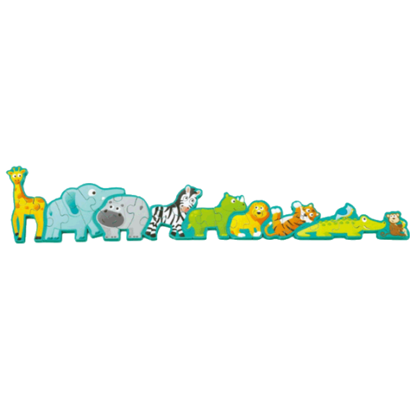 Puzzle Hape Alphabet&Animal Parade (E1627) Количество деталей: 26, Рекомендуемый возраст: 3+ photo 1