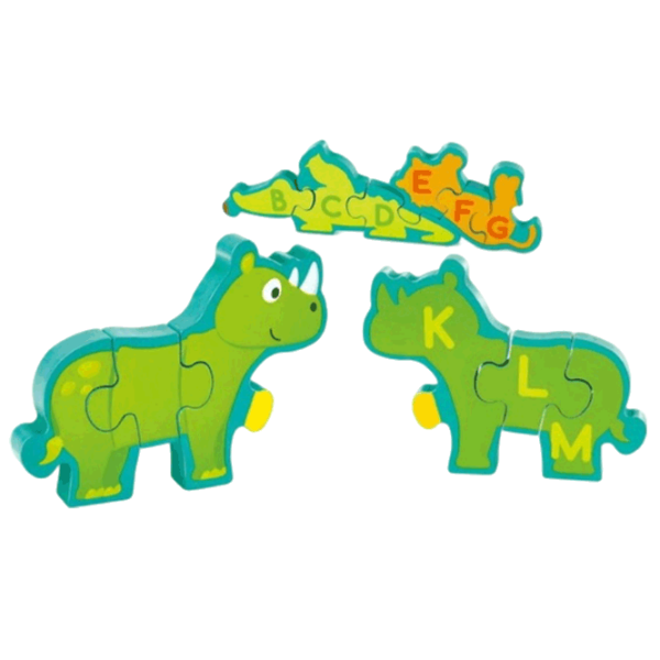 Puzzle Hape Alphabet&Animal Parade (E1627) Количество деталей: 26, Рекомендуемый возраст: 3+ photo 2