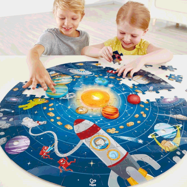 Puzzle Hape Solar System (E1625) Количество деталей: 102 , Рекомендуемый возраст: 5+ photo 2