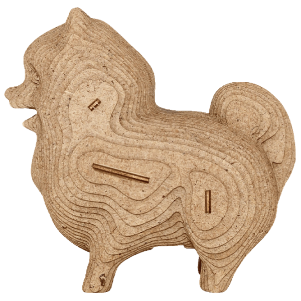 Puzzle Ewa Toys COINBANK: DOG (4815123003786) Количество деталей: 74, Рекомендуемый возраст: 14+ photo 2