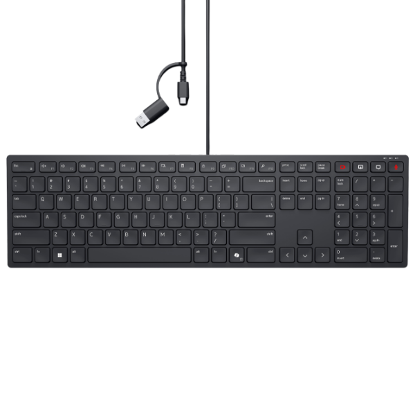 Клавиатура Dell Collaboration KB525C Черный Для дома и офиса, Проводная photo 3