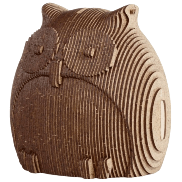 Puzzle Ewa Toys COINBANK: OWL (4815123003809) Количество деталей: 88 , Рекомендуемый возраст: 14+ photo 1