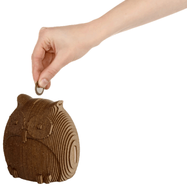 Puzzle Ewa Toys COINBANK: OWL (4815123003809) Количество деталей: 88 , Рекомендуемый возраст: 14+ photo 2