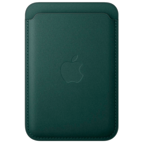 Чехол-бумажник Apple iPhone 12 - 16 All (MA6Y4ZM/A) Темный Зеленый Apple, FineWoven, MagSafe photo 1