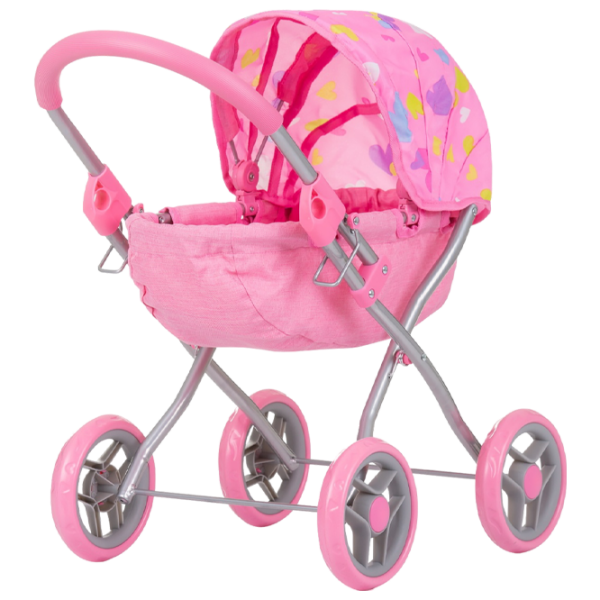 Cărucior pentru păpuși Chipolino Daisy Hearts Pentru plimbare KZKDZ02403HE 3+ photo 1