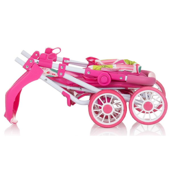 Cărucior pentru păpuși Chipolino Dolly Multicolor Pentru plimbare KZKDL02401MC 3+ photo 2
