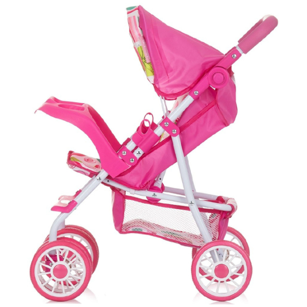 Cărucior pentru păpuși Chipolino Dolly Multicolor Pentru plimbare KZKDL02401MC 3+ photo 5