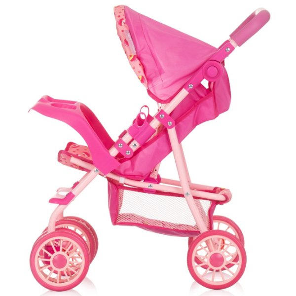 Cărucior pentru păpuși Chipolino Dolly Cupcakes Pentru plimbare KZKDL02402CC 3+ photo 2