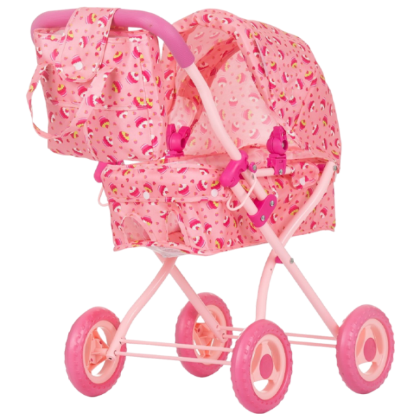 Cărucior pentru păpuși Chipolino Emily Cupcakes Pentru plimbare KZKEL02402CC 3+ photo 1