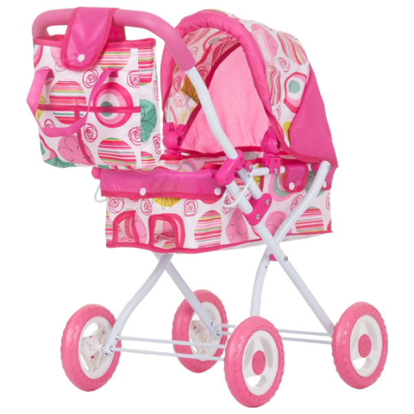 Cărucior pentru păpuși Chipolino Emily Multicolor Pentru plimbare KZKEL02401MC 3+ photo 1