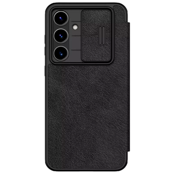 Чехол для смартфона Samsung Galaxy S24 FE (QIN Pro) Черный Nillkin, PC, Flip Cover