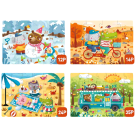 Puzzle Mideer Four Seasons (CT1450) Количество деталей: 87, Рекомендуемый возраст: 3+