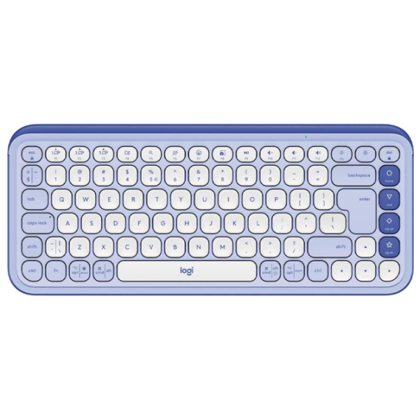 Tastatură Logitech POP Icon Keys Liliac Home and Office, Fără fir photo 1