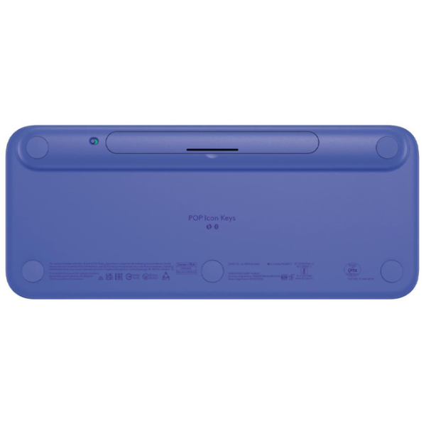 Tastatură Logitech POP Icon Keys Liliac Home and Office, Fără fir photo 5