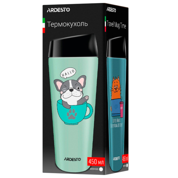 Cană termo Ardesto Classic AR2645DG Green 0.45 ll photo 6