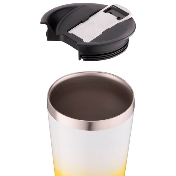 Cană termo Ardesto Coffee Time AR2647YL Yellow 0.47l photo 3