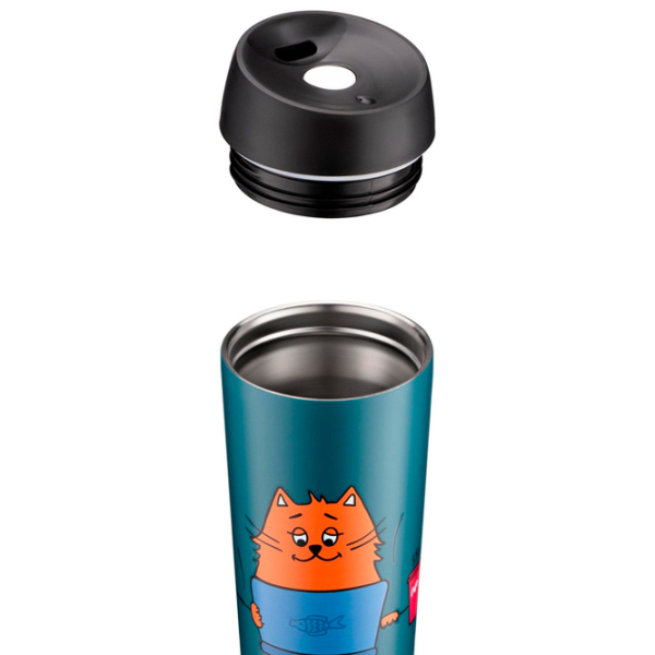 Cană termo Ardesto Classic AR2645CG Blue 0.45l photo 3