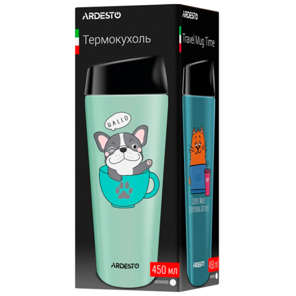 Cană termo Ardesto Classic AR2645CG Blue 0.45l photo 4