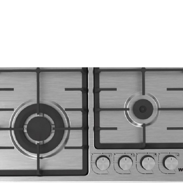 Plită încorporabilă pe gaz Wolser WL-TR 6400 Turbo FFD Inox Oțel emailat, Gratare: Fontă photo 3
