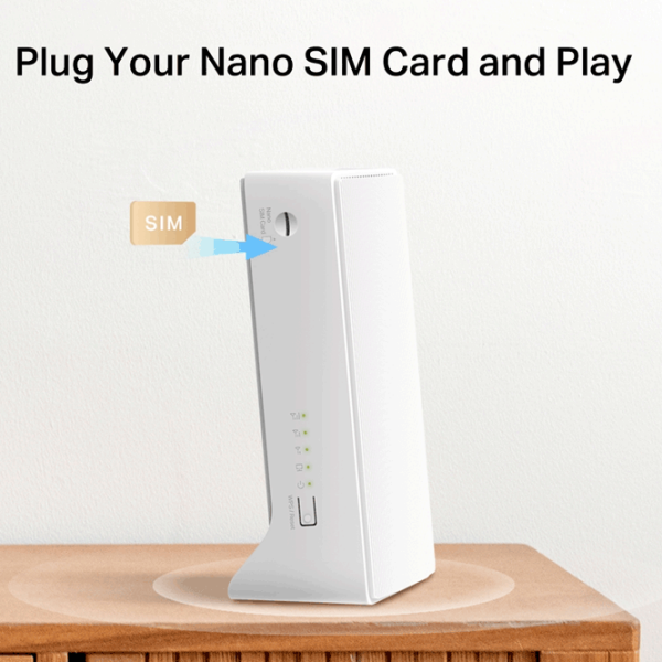Wi-Fi Роутер Mercusys MB130-4G Белый Версия Wi-Fi: 802.11 ac/a/b/g/n photo 3