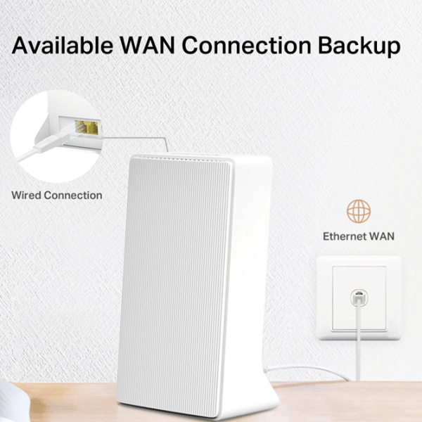 Wi-Fi Роутер Mercusys MB130-4G Белый Версия Wi-Fi: 802.11 ac/a/b/g/n photo 4