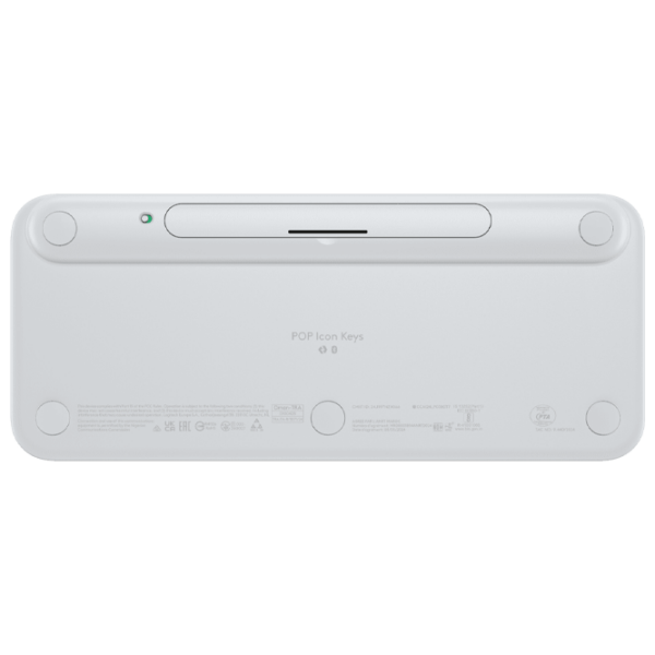 Tastatură Logitech POP Icon Keys White Home and Office, Fără fir photo 4