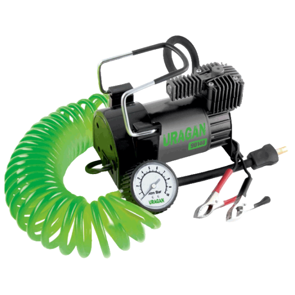 Compresor auto Uragan 90140 Green 40 l/min / 10 bar photo 1