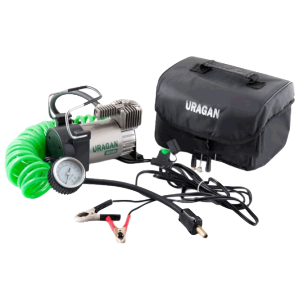 Compresor auto Uragan 90140 Green 40 l/min / 10 bar photo 2