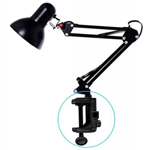 Lampă de masă Gotel K711L Black Rețea photo 2