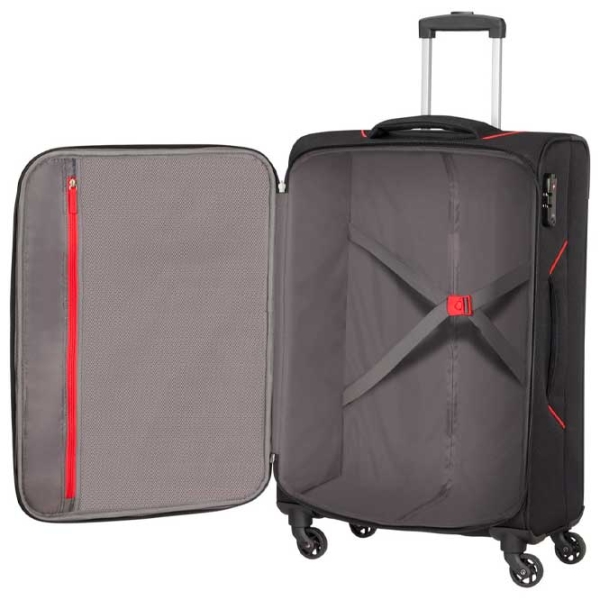 Valiză American Tourister Summer Session Black Red 108l   photo 3