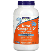 Vitamine și minerale Now Foods ULTRA OMEGA 3-D 733739016645  180 capsule