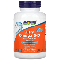 Vitamine și minerale Now Foods ULTRA OMEGA 3-D 733739016638  90 capsule