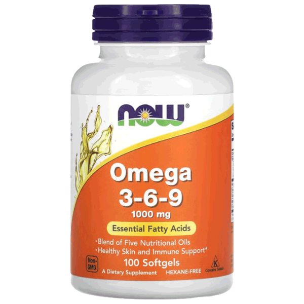 Vitamine și minerale Now Foods OMEGA 3-6-9 733739018359  100 capsule photo 1