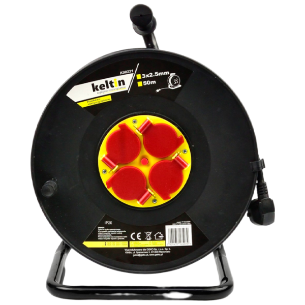 Удлинитель на катушке Keltin K00231 50 м Черный  photo 2