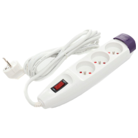 Удлинитель Kraft&Dele Professional KD4012 5 м Белый 