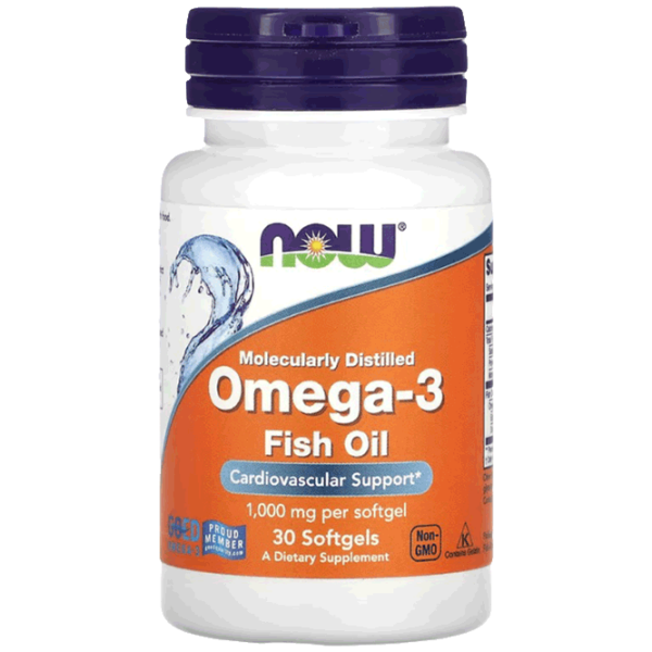 Витамины и минералы Now Foods Omega-3 733739016492  30 капсул photo 1